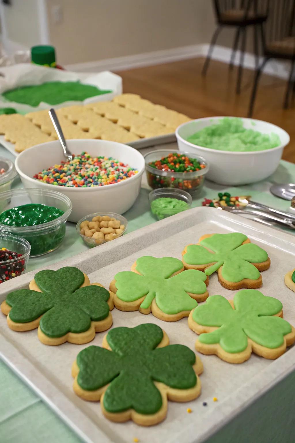 Get creative with treat decorating for a sweet St. Patrick's Day delight.