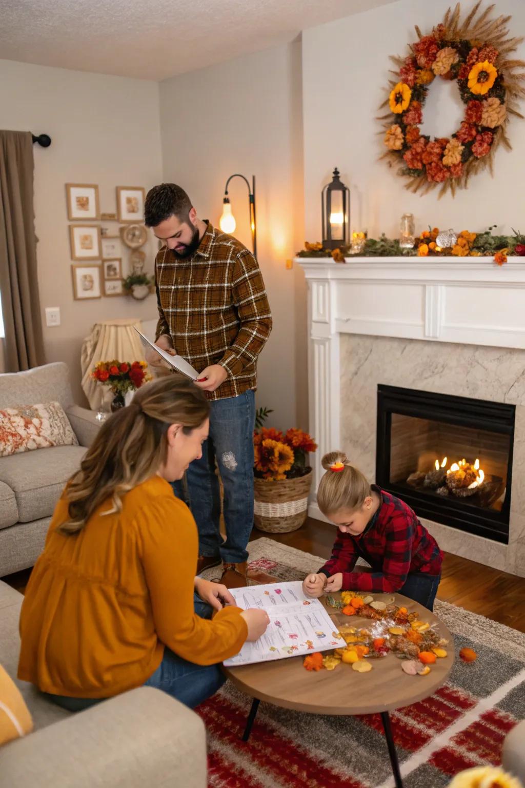 A lively scavenger hunt injects excitement into the day.