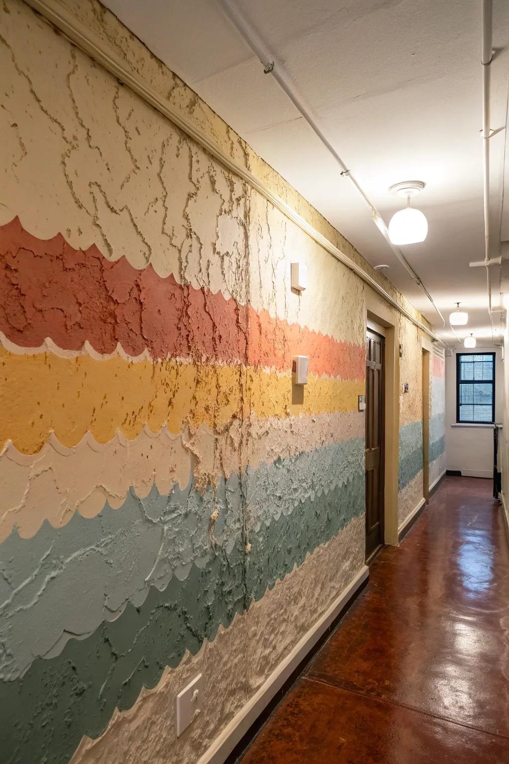 Bring dimension to your walls with layered paint designs.