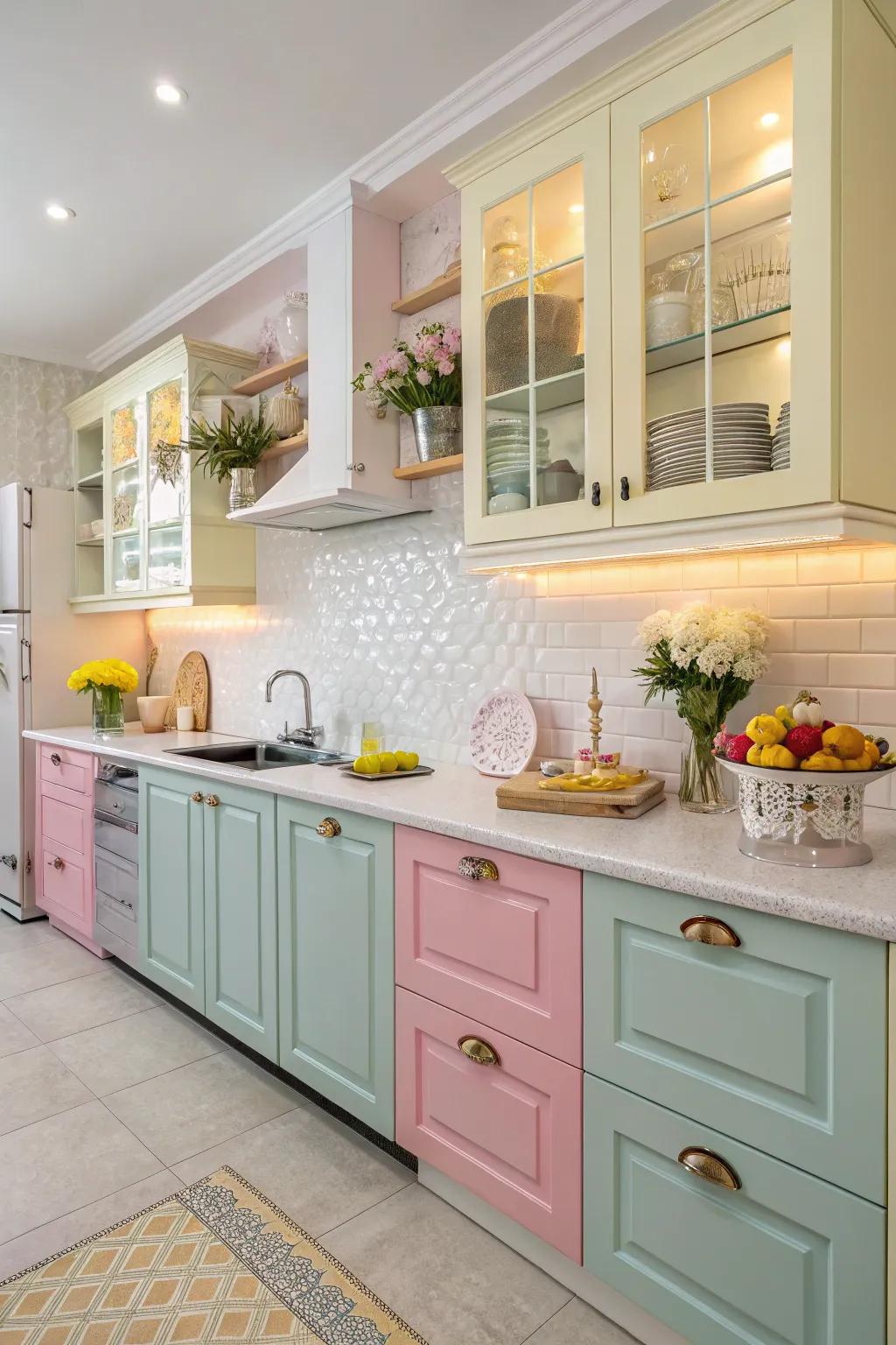 Create harmony with coordinated strips.