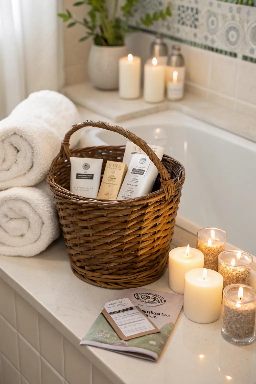 A relaxing face mask offers visitors a minute of indulgence and care.