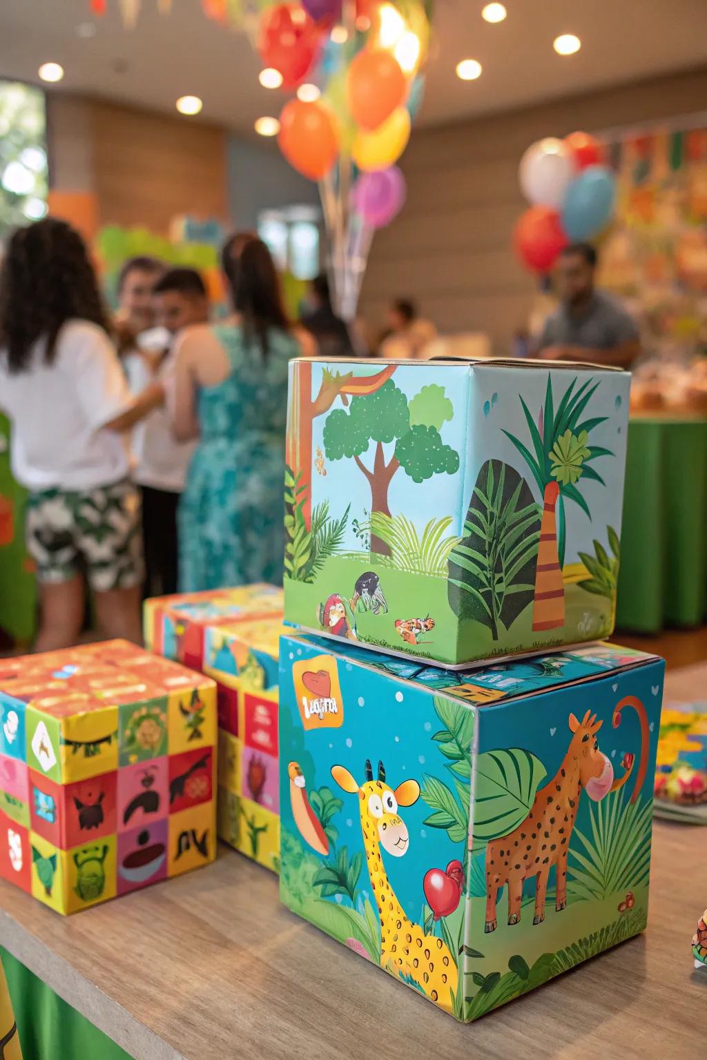 Jungle-themed brainteasers provide enjoyment and learning.