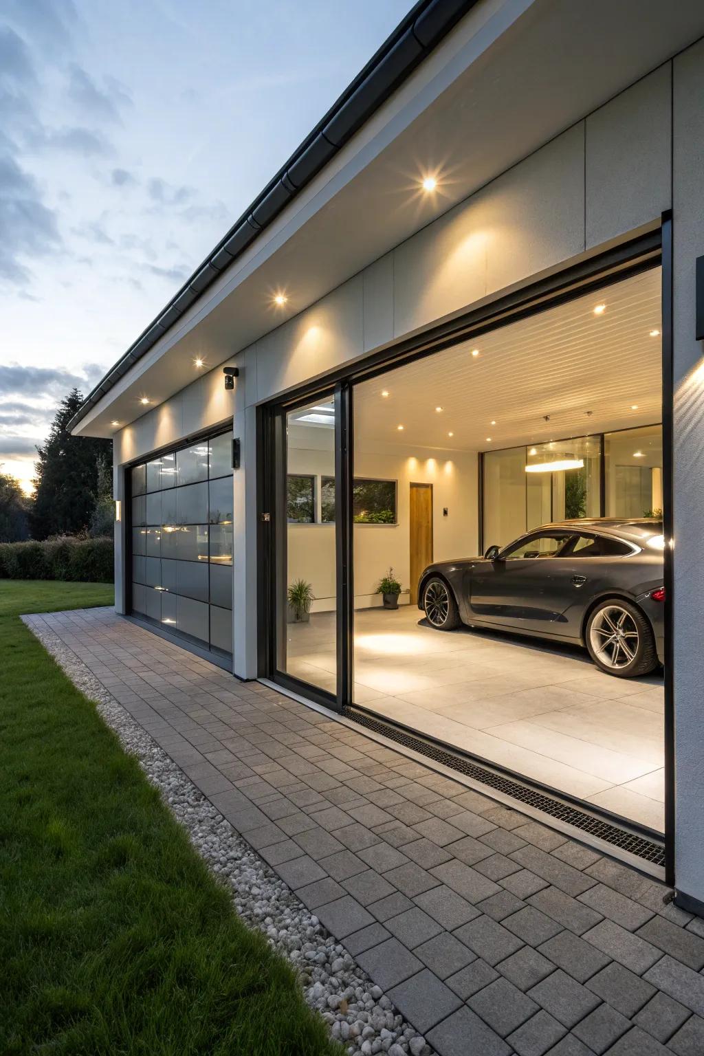 Enhance your garage with the latest smart technology for ultimate convenience.