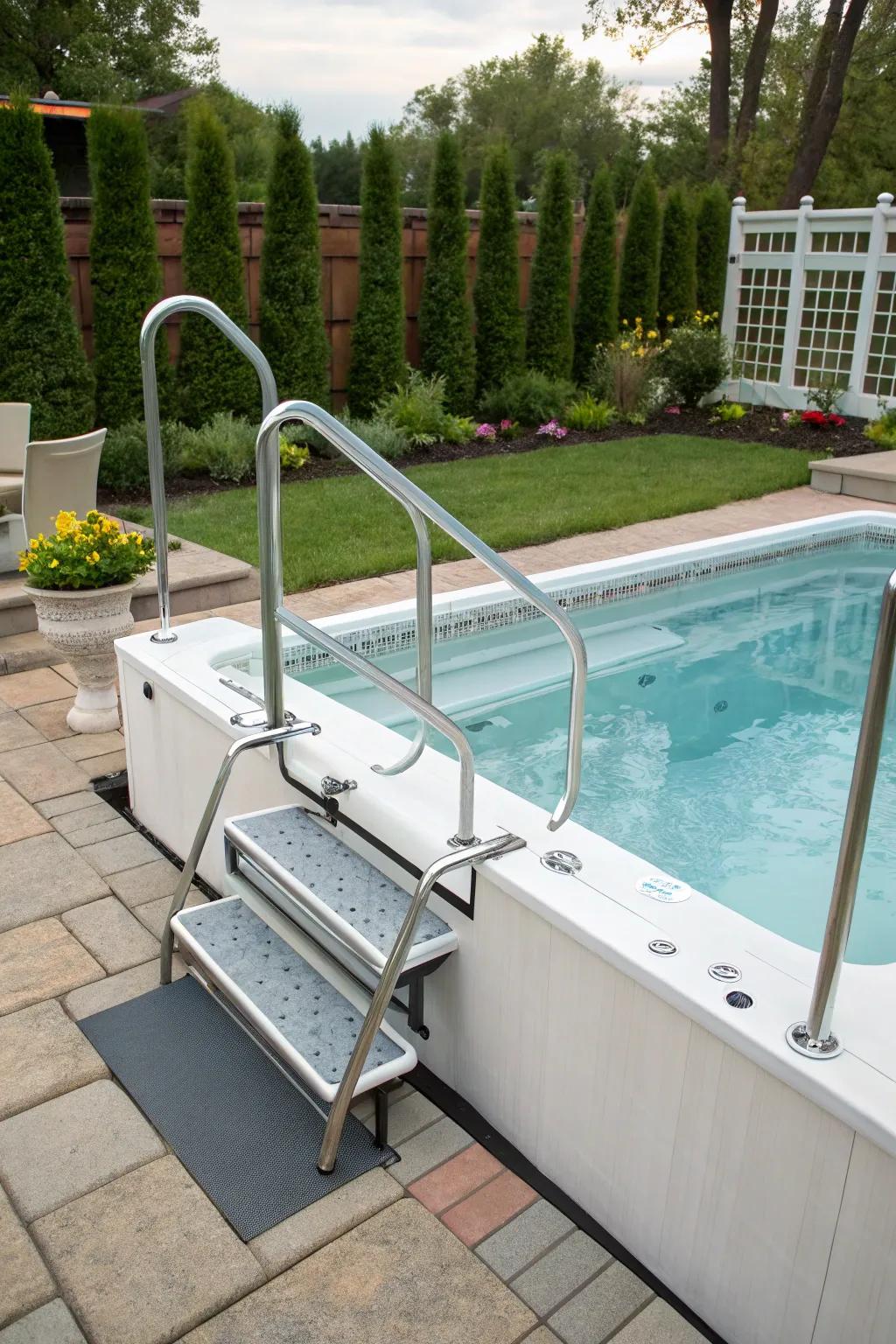 Accessibility features ensure protection and ease.
