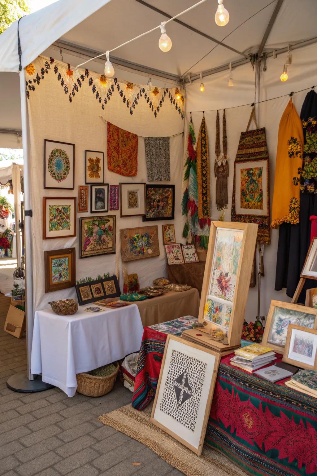 Personal elements within the display area cultivate a welcoming and memorable atmosphere.