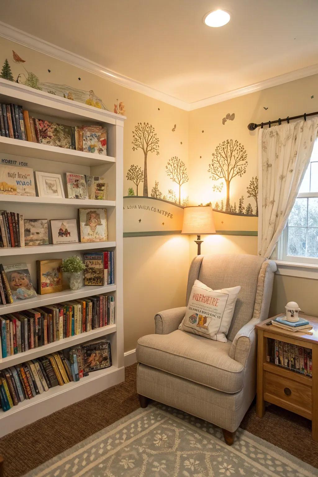 Step into a world of stories with a nursery inspired by storybooks.