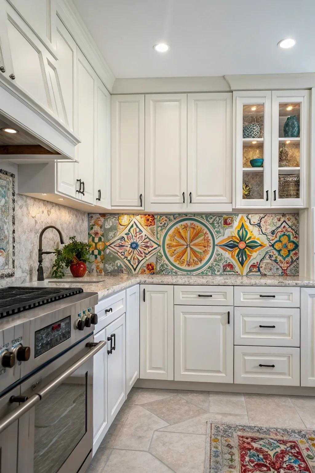 Tile wall arts transform your backing into artistry.