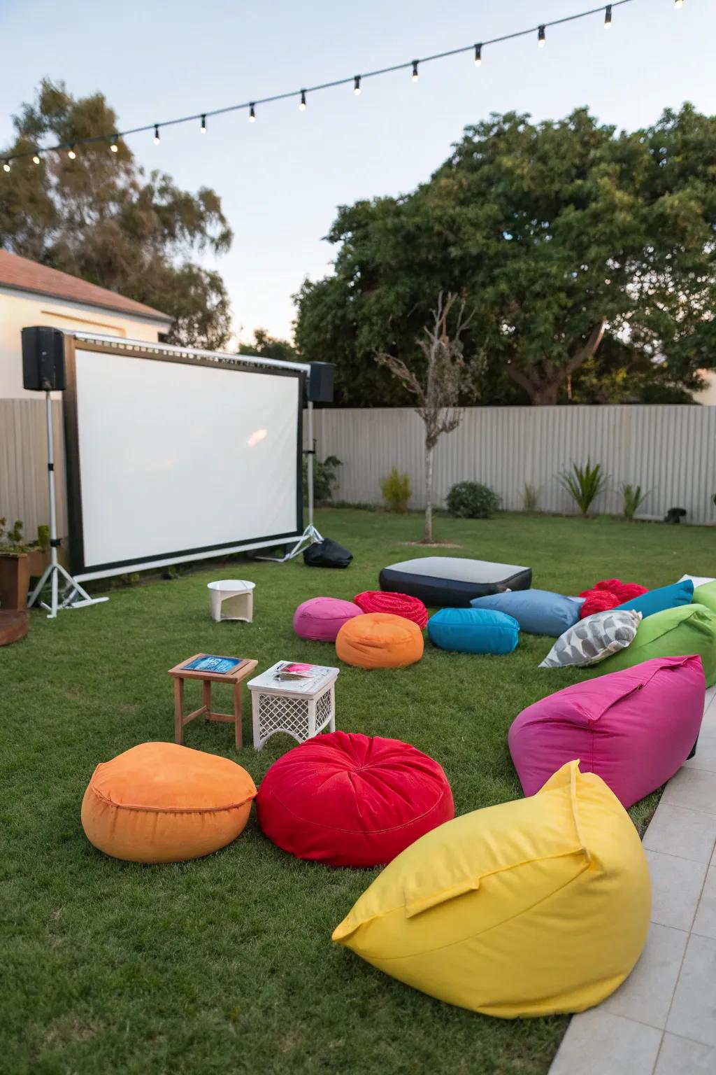 Outdoor poufs deliver versatility and comfort for your guests.