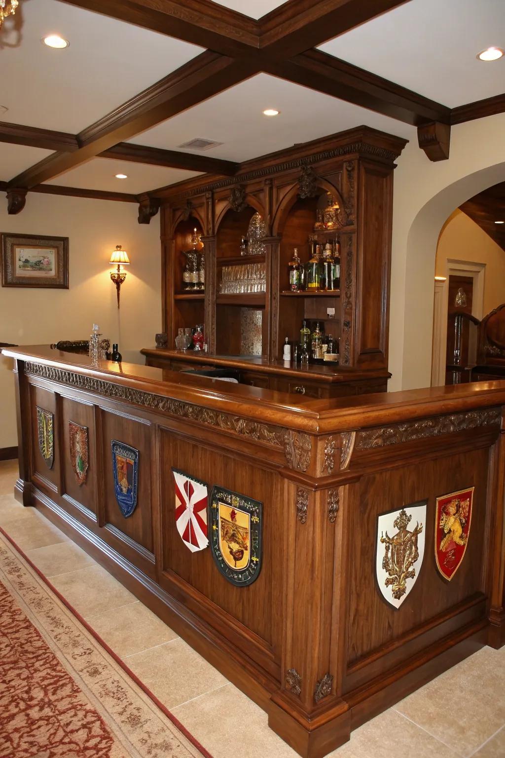Personalized patterns for a bar with meaning.