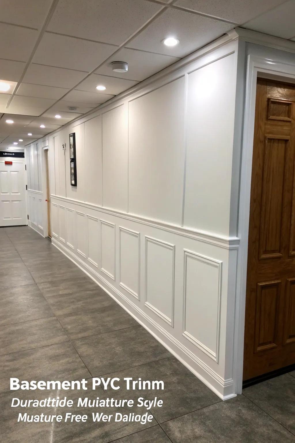 Polyvinyl chloride trim provides toughness and style.