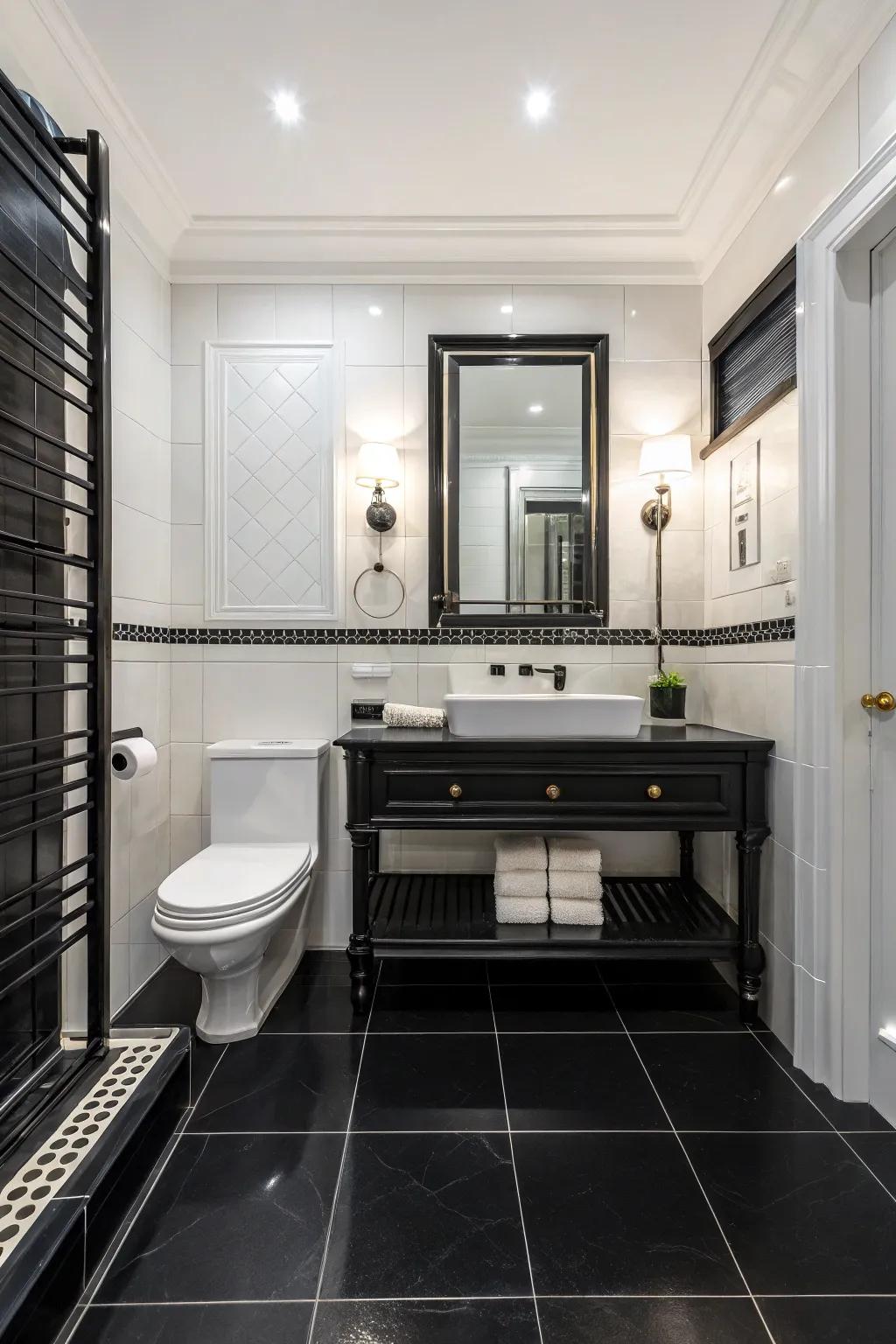 A unified hues theme exudes sleekness and sophistication.