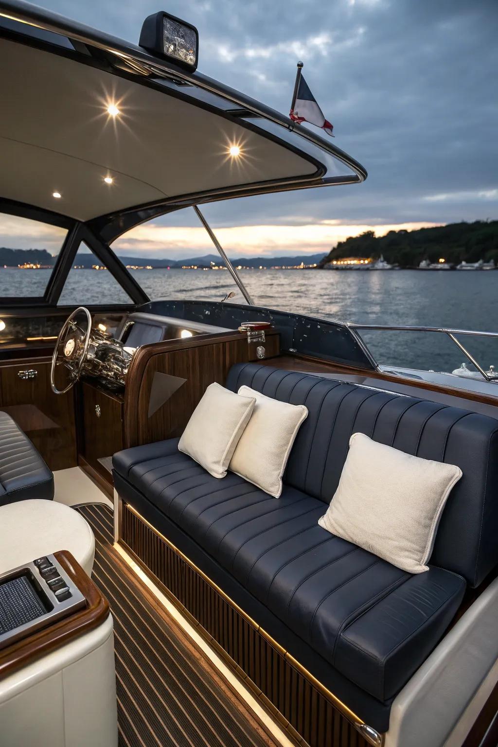 Add depth and sophistication through the use of dark shades to create striking contrasts.