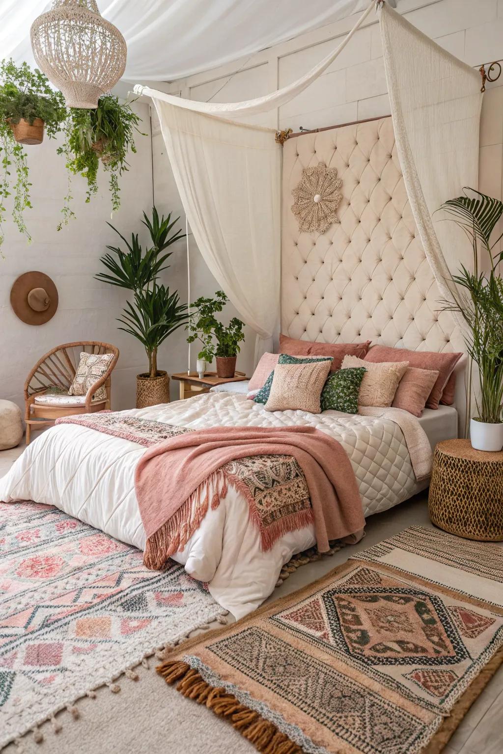 Padded walls add an unexpected layer of comfort.