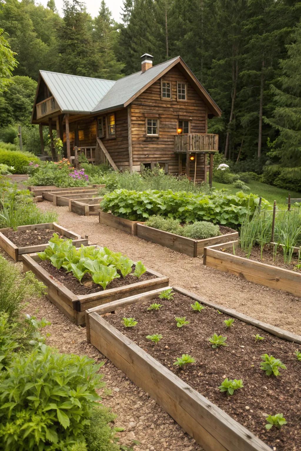 Ground cover helps maintain moisture and minimizes weeds in your garden.