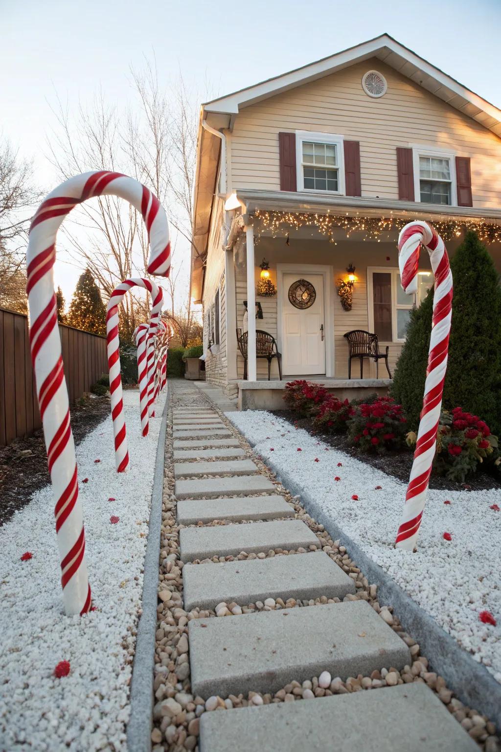 Direct guests with a peppermint pathway.