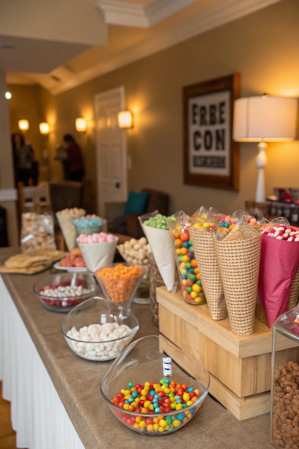 An interactive sweet station for a personalized sweet experience