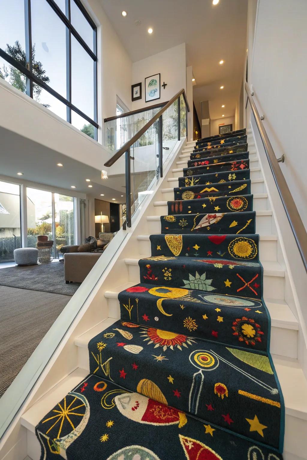 Creative patterns lead to a playful sophistication.