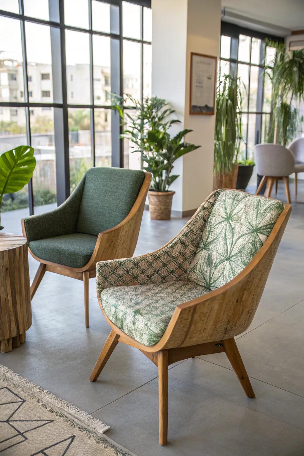 Sustainable materials can be both fashionable and responsible.