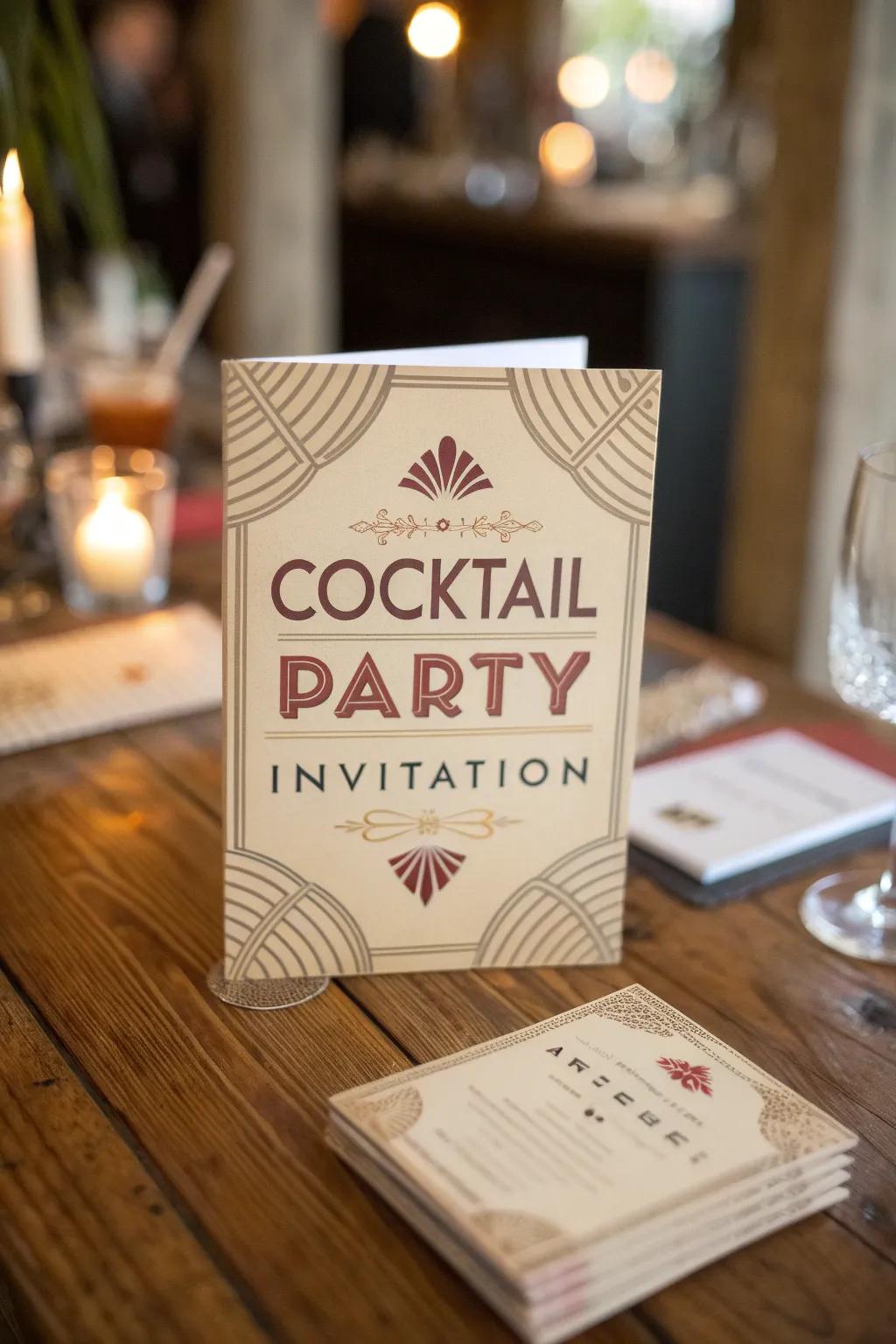 Transport your guests back in time with retro vibes invitations.