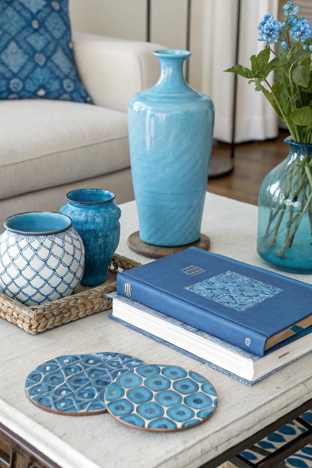 A one tone look creates a unified and elegant aesthetic.