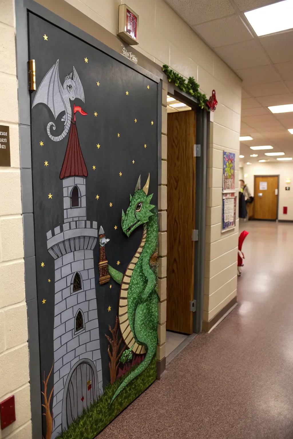 A storybook door that transports you to a supernatural world.
