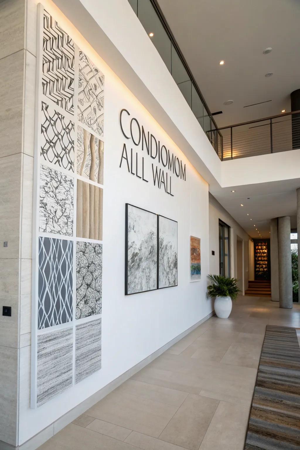 Impressive art pieces impart personality and act as focal points.