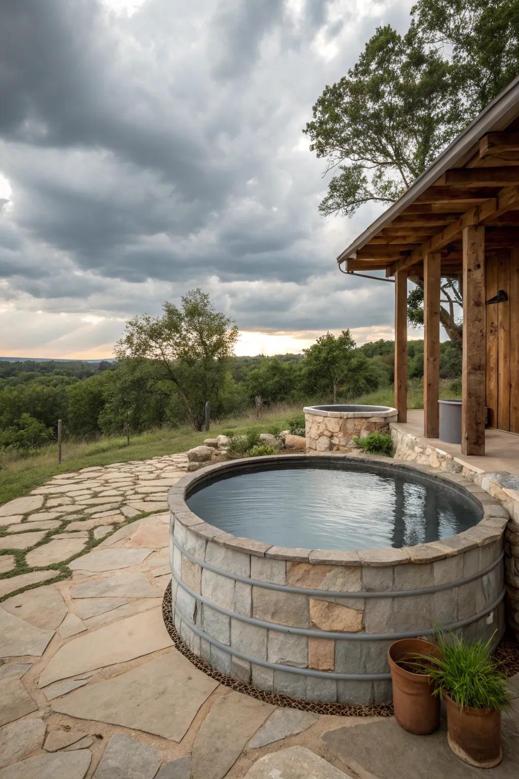 Blend resources for a varied and bespoke pool area design.