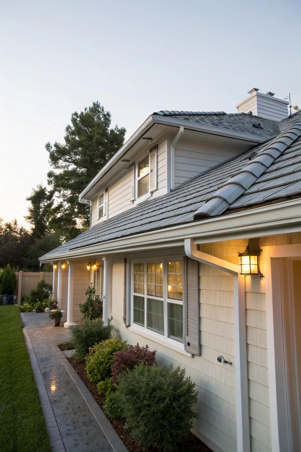 Roof and gutter care guarantees both functionality and aesthetics.
