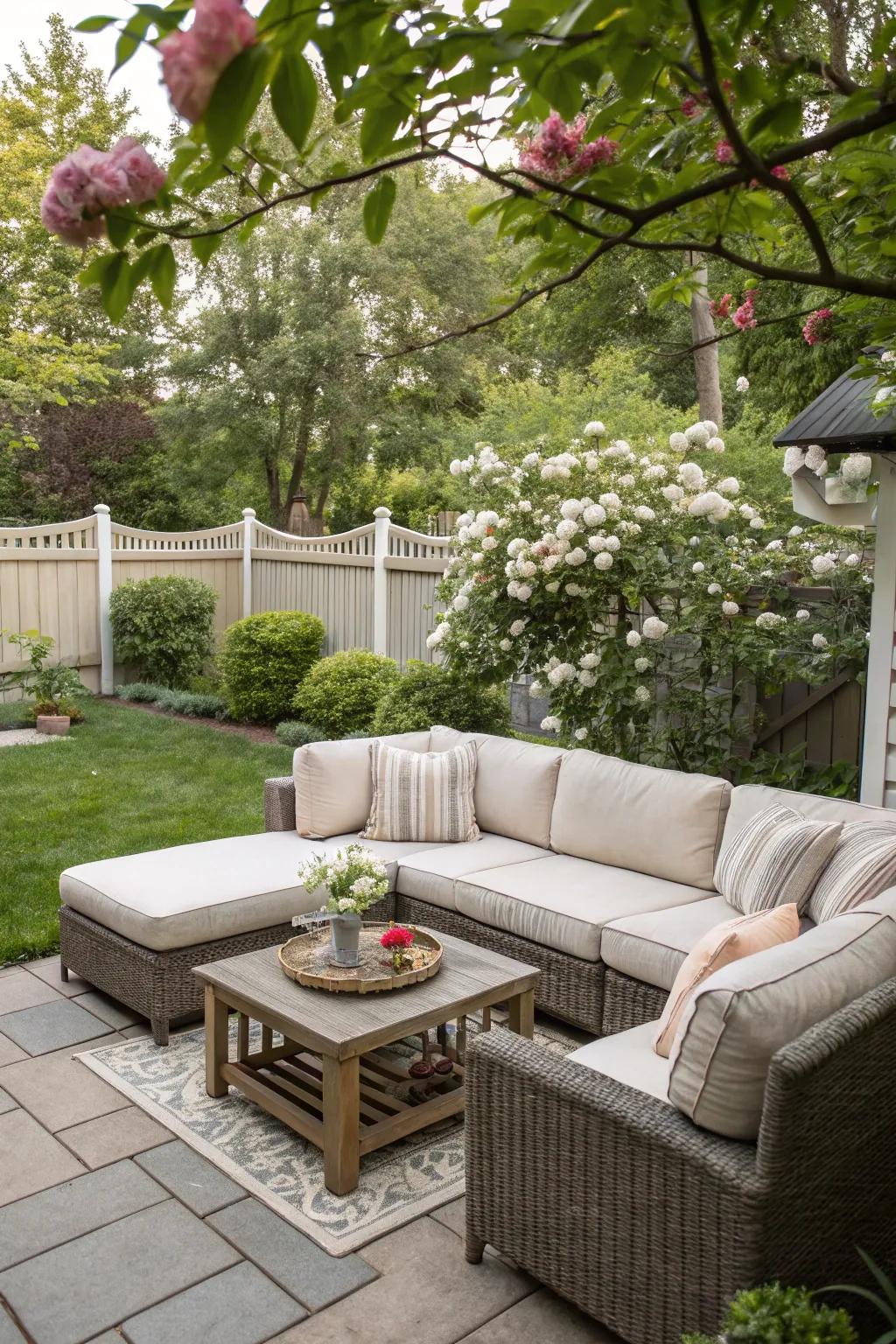 Bespoke outdoor collection enhancing the beauty and comfort of the backyard