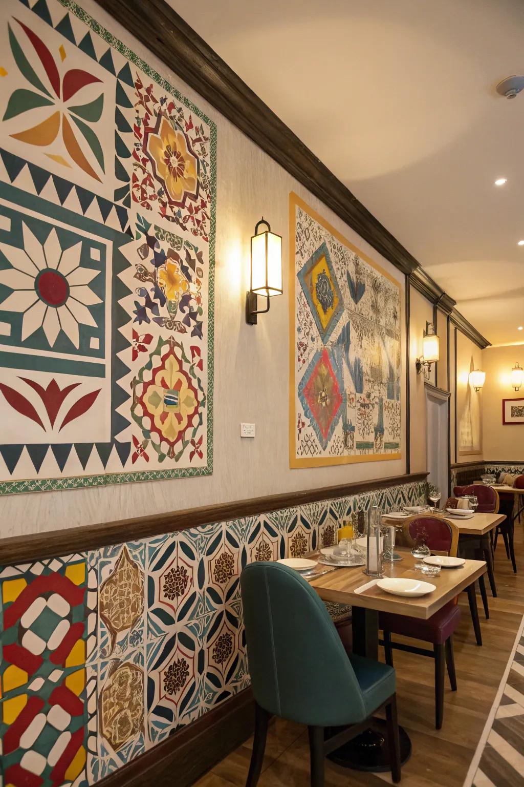 Geometric designs give your space a modern edge, enhancing its visual appeal.