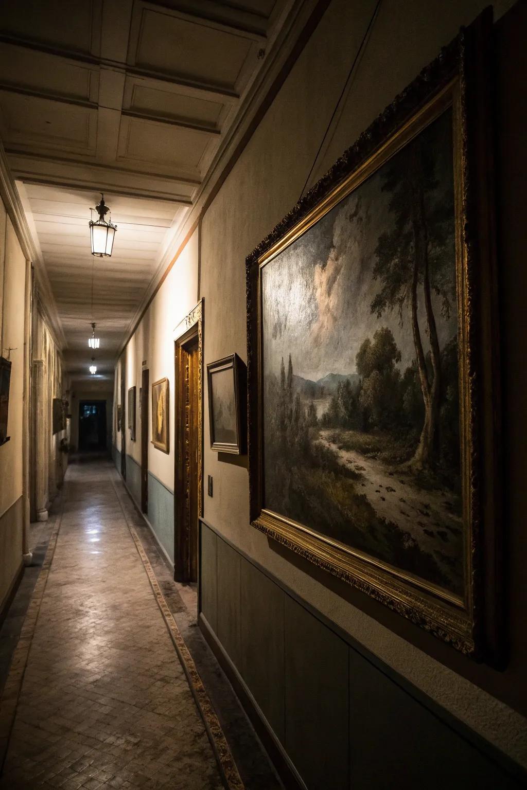 Somber art infuses enigma and complexity into your home.