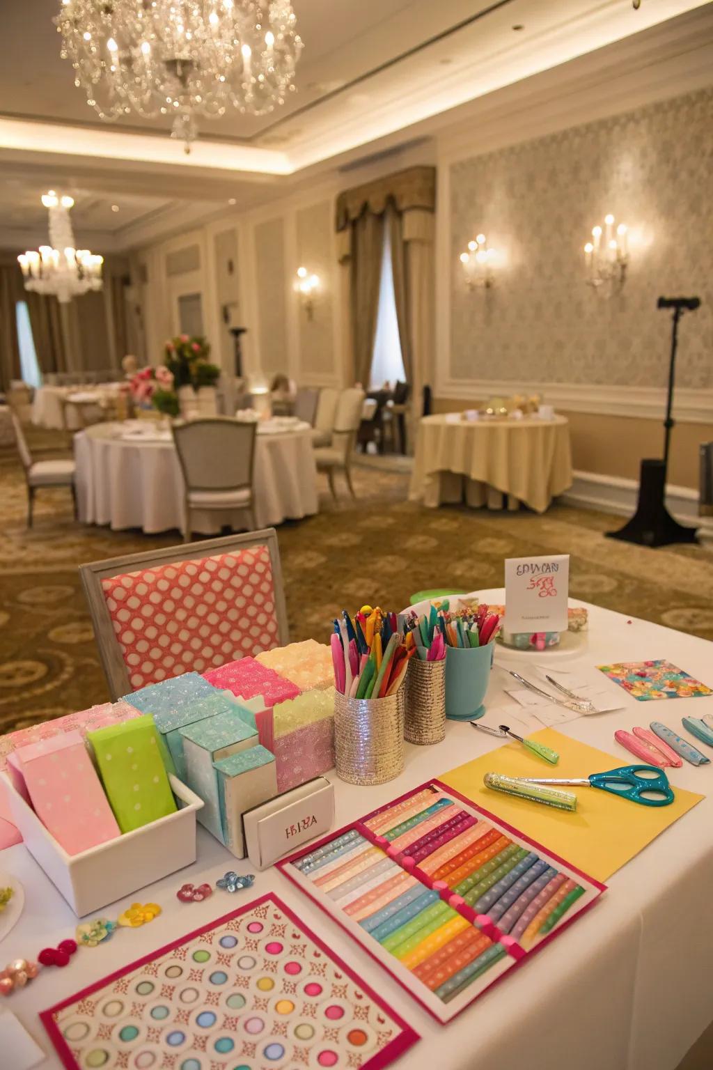 Themed art area featuring elegant decor.
