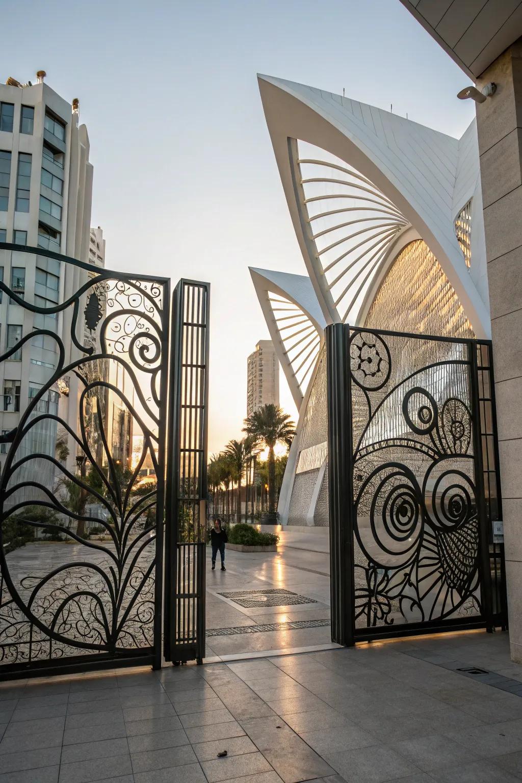 Artistic gateways turn your entrance into a work of art.