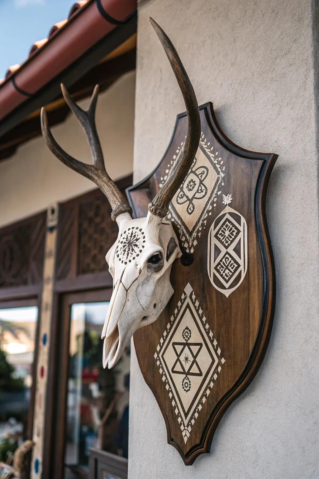 Geometric patterns offer a modern flair.