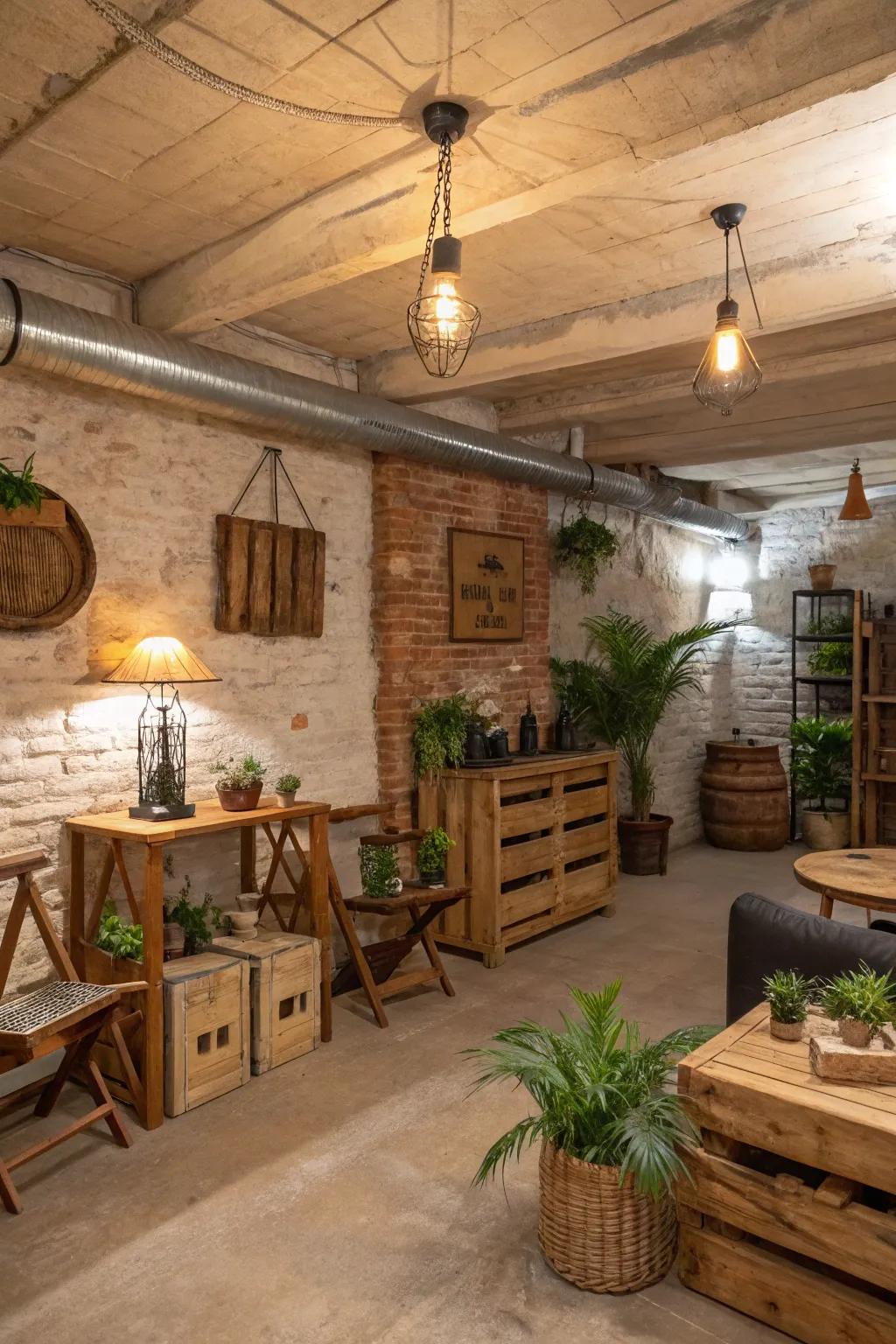Rustic charm featuring a cozy and welcoming atmosphere.