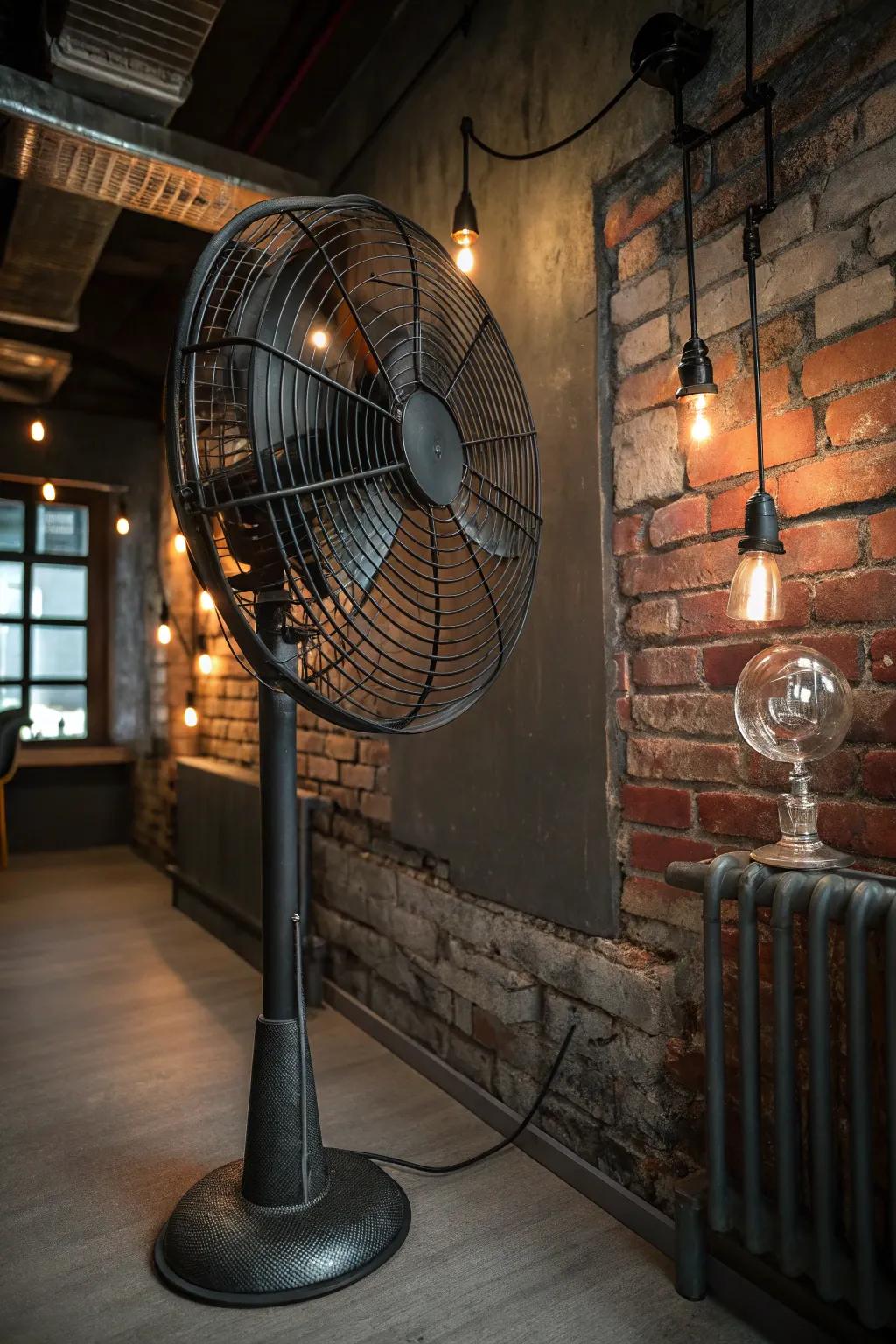 Attain a contemporary industrial aesthetic through alloy ventilators that introduce a cool, urban vibe.