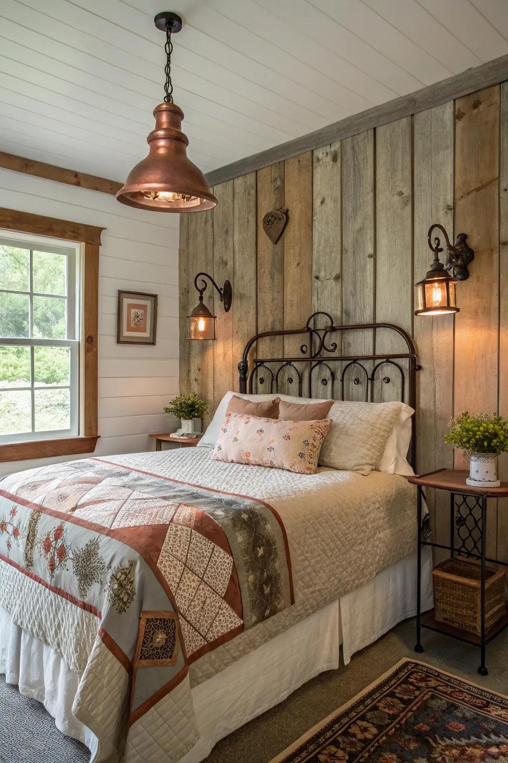 Mixed metals contribute depth and aesthetic appeal.