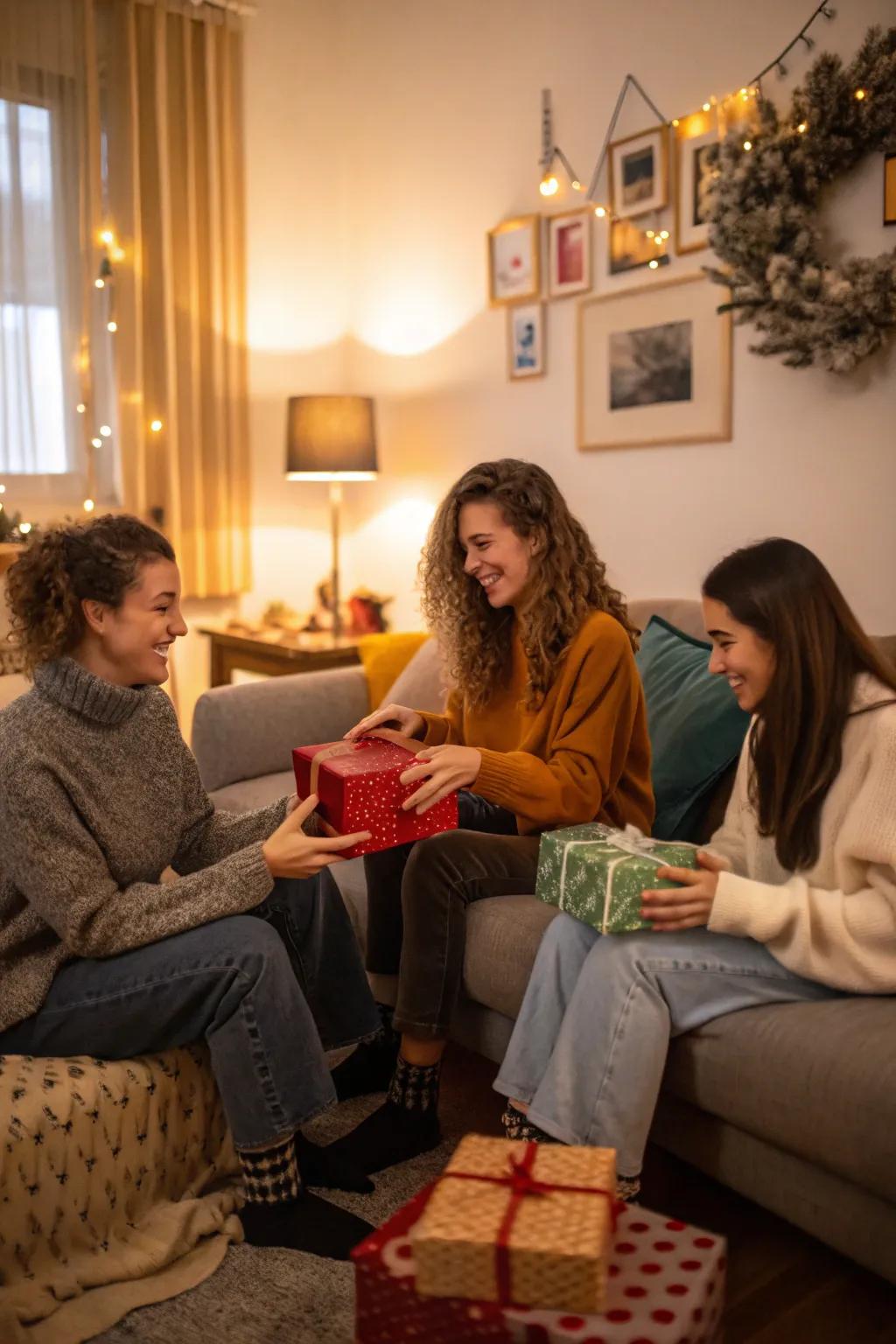 A heartwarming gift swap to celebrate friendship on Galentine's Day.