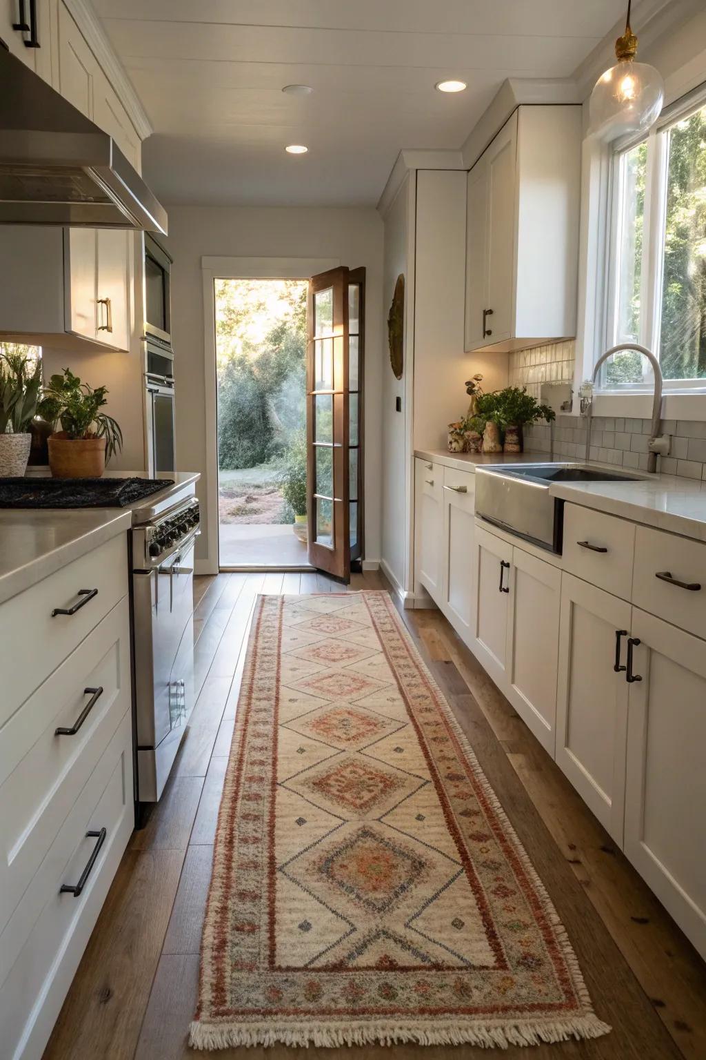 Textiles that create a cozy atmosphere.