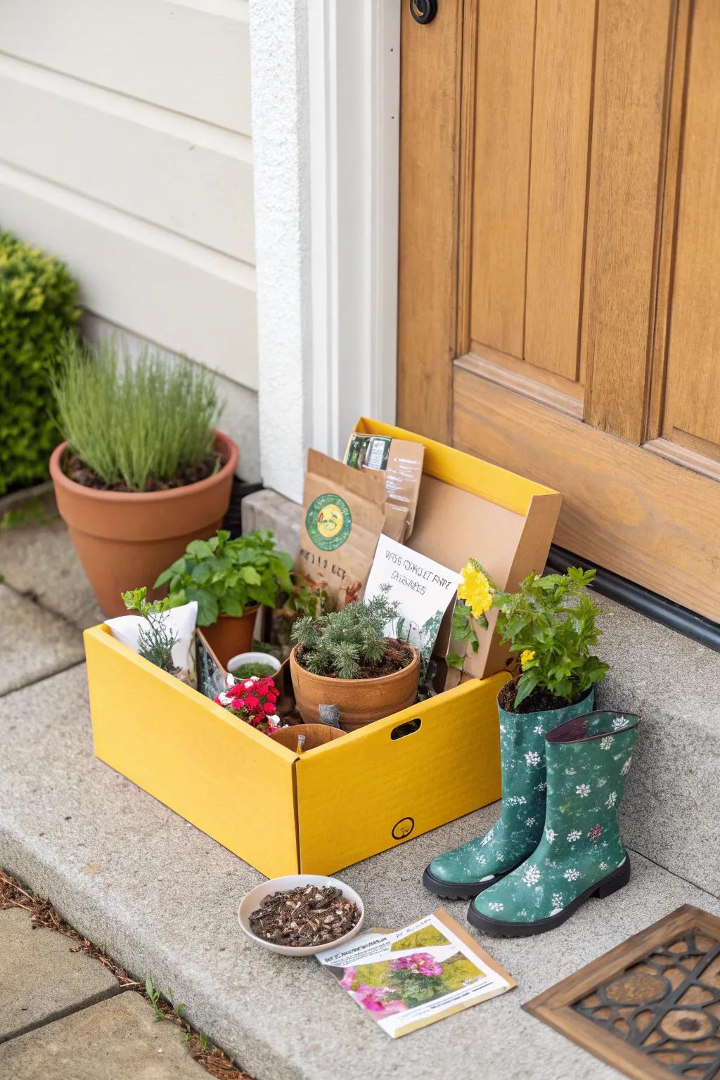Enjoy getting new plants with a subscription box.