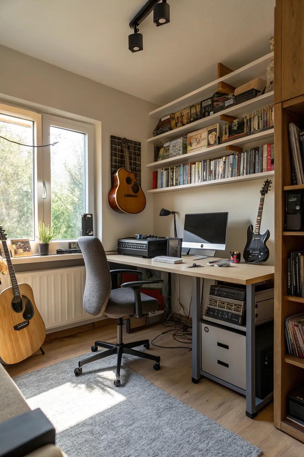 Maximize space with multi-purpose design.