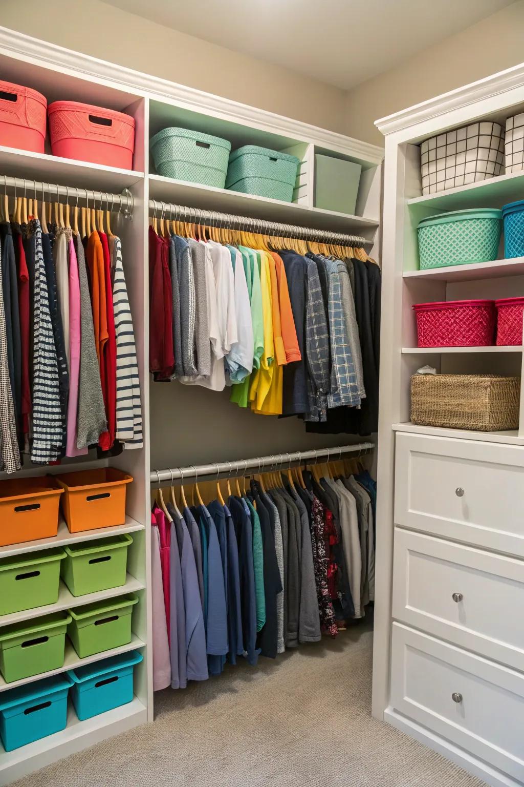 Make the most of your storage by utilizing every available space.