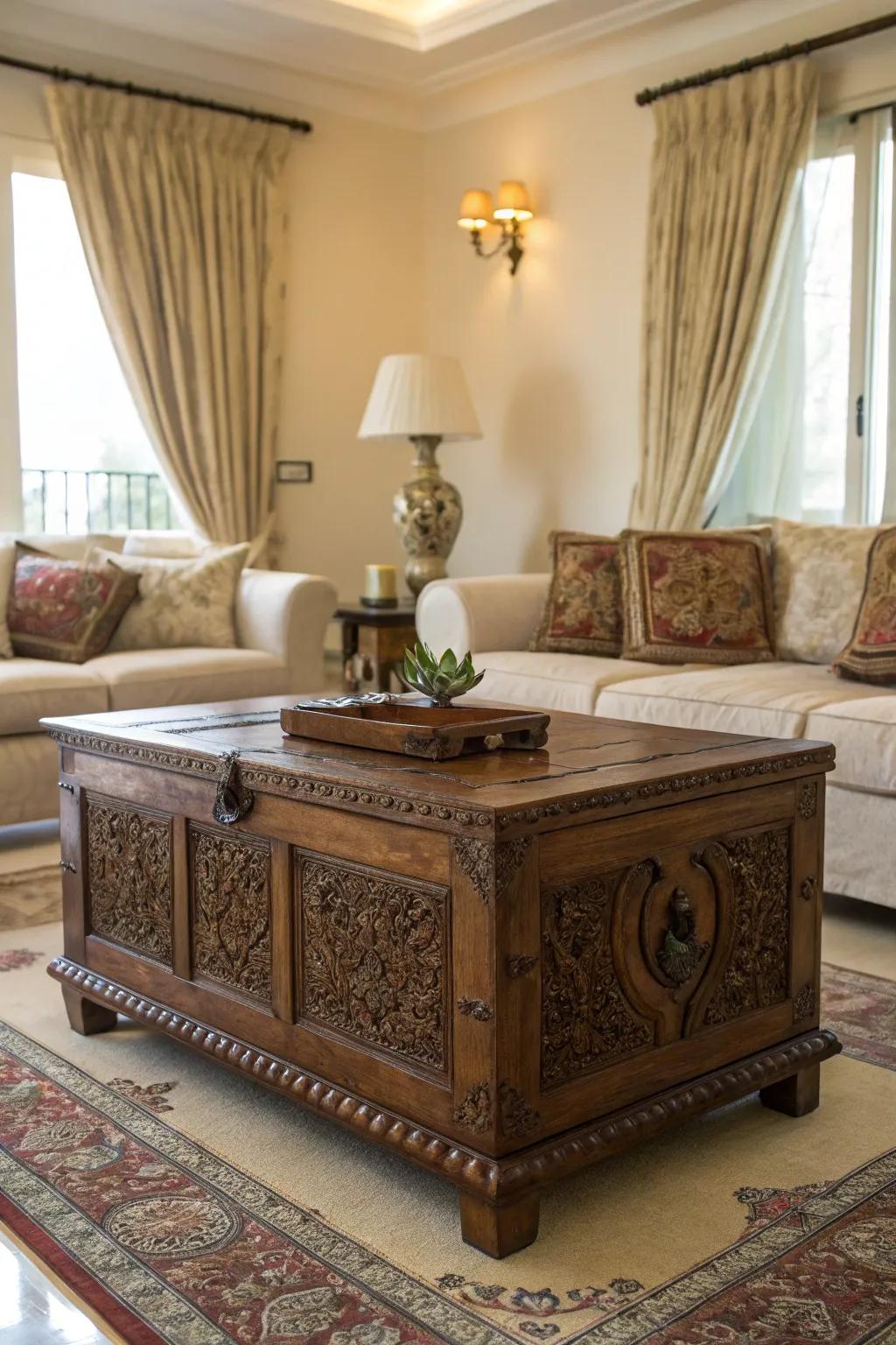 Vintage finds infuse character into home decor.