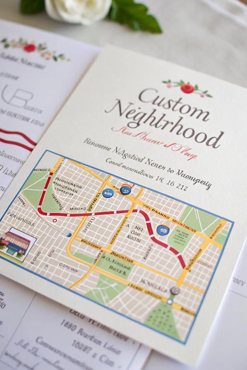 Bespoke maps ensure your guests find your home effortlessly.