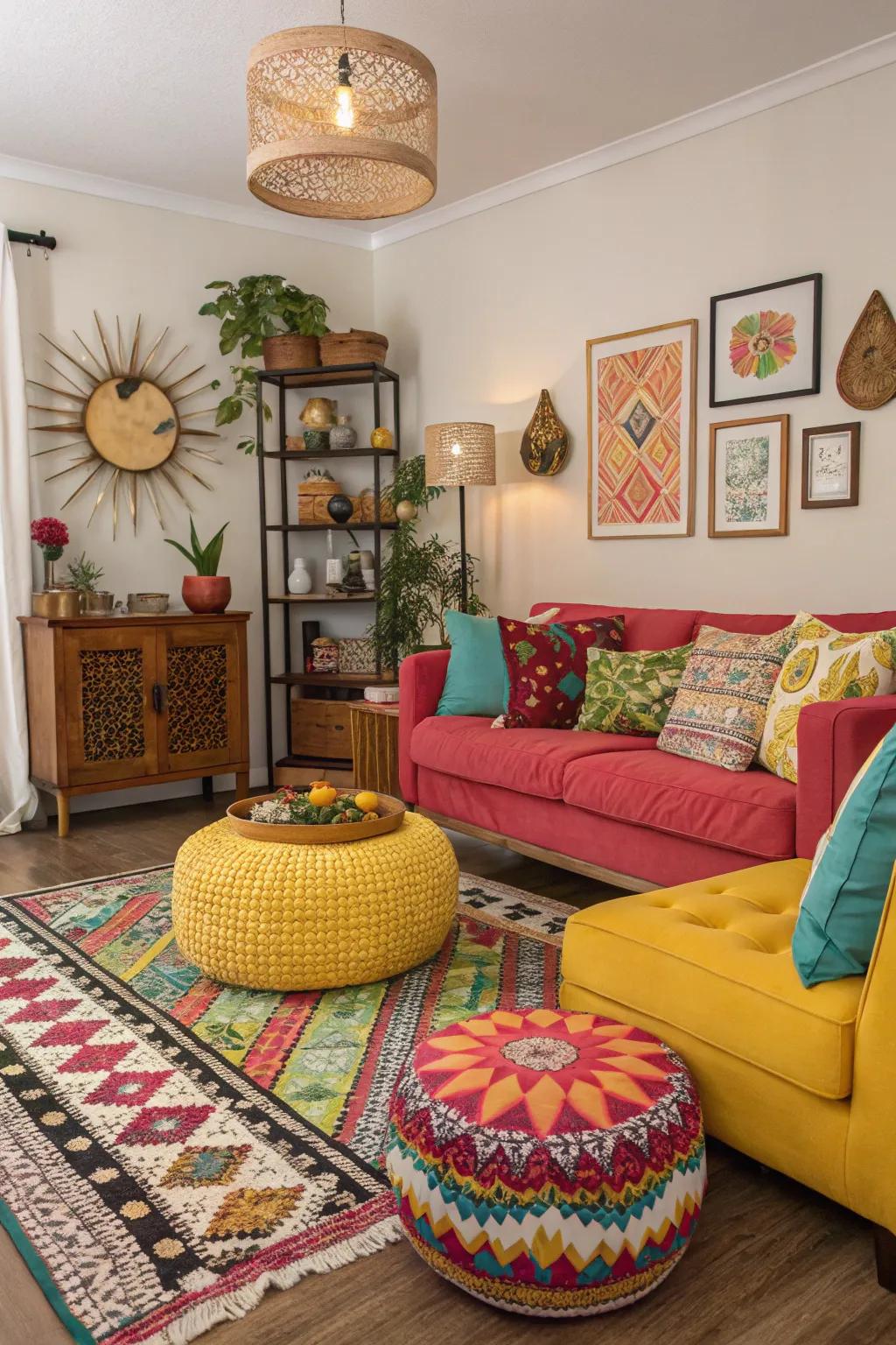 Playful details contribute surprise and levity to the decor.