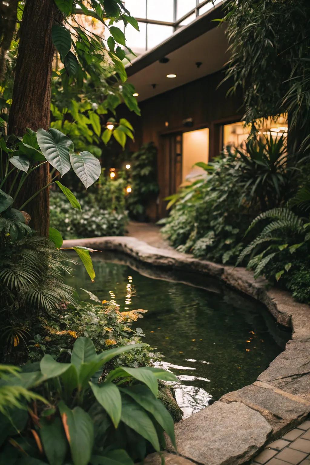 Nature-themed corners offer a peaceful getaway inside your house.