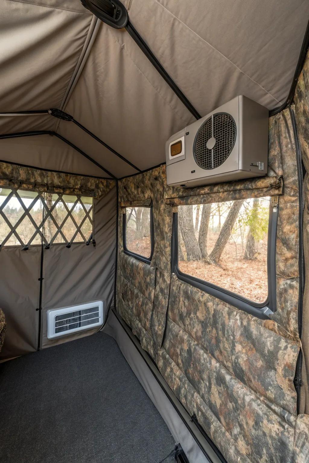 Air circulation systems help keep the air clean and reduce humidity.