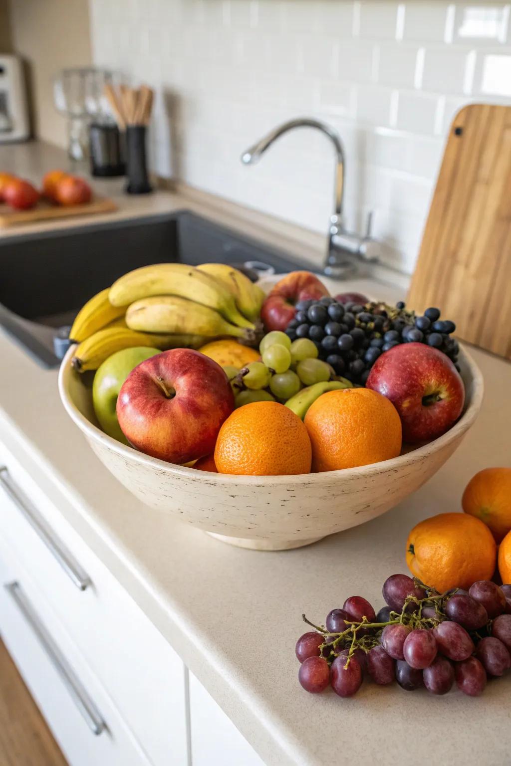 Fresh fruits that add color and vitality.