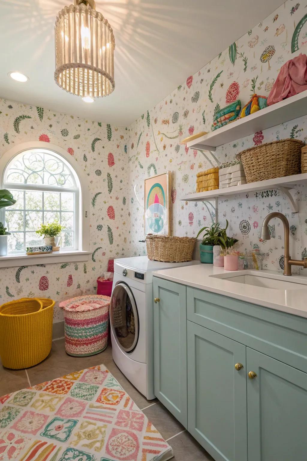 Dreamy designs transform your laundry area into a magical place.