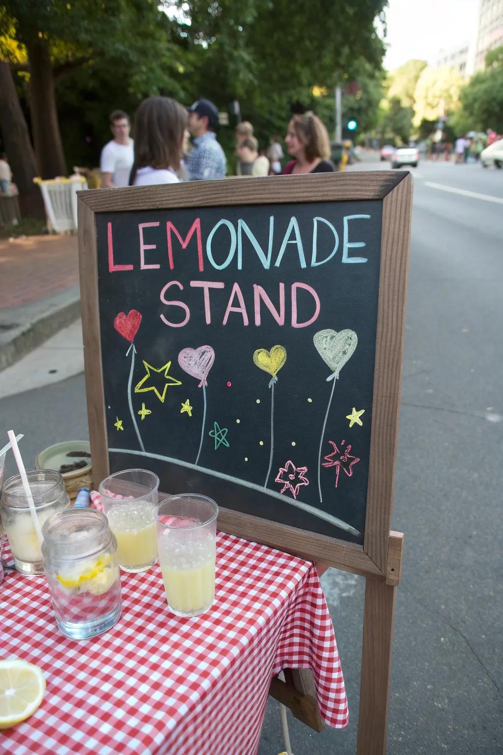 Interactive marker art involves customers creatively.